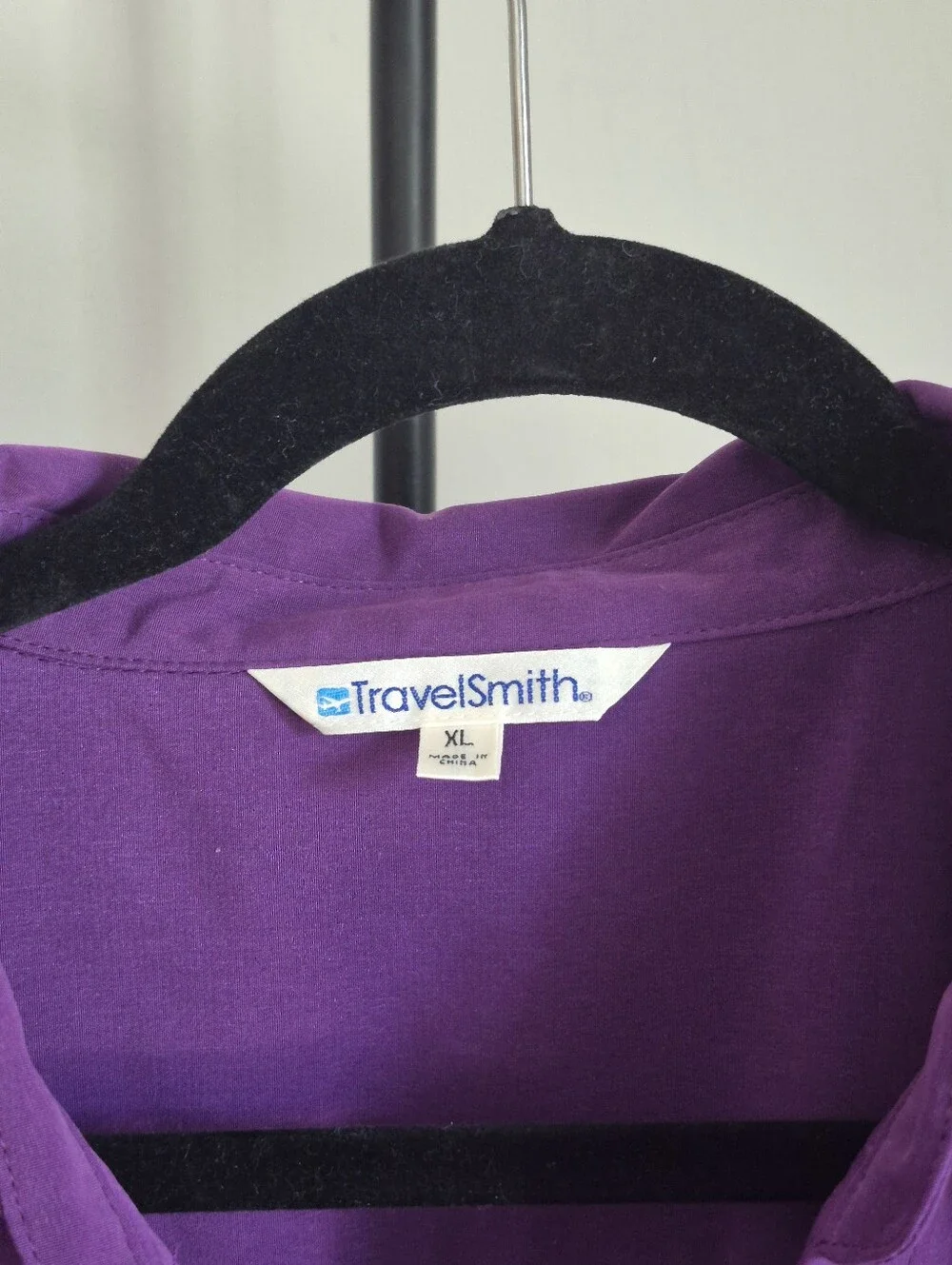 TravelSmith Vibrant Purple Travel Top - Picture 6 of 7
